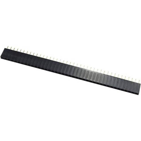 1x40 Pin Female Header 2.54mm - 2