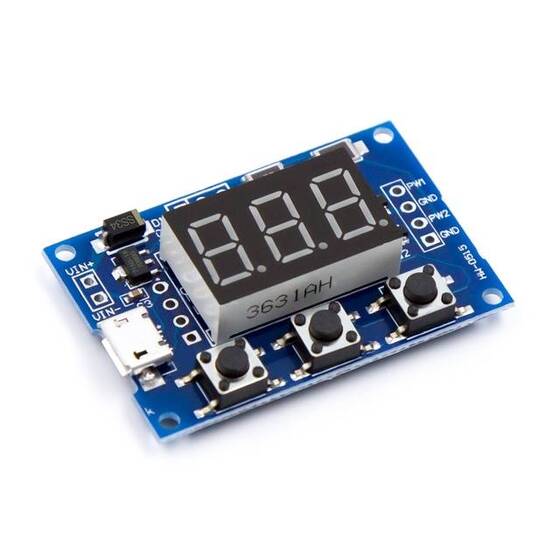 2 Channel PWM Pulse Frequency Adjustable Duty Cycle Square Wave Rectangular Wave Signal Generator Module - 9