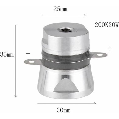 200KHz 20W Ultrasonic Cleaning Transducer - 2
