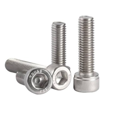 201 Stainless Steel Cylindrical Hexagon Socket Head Screw M2.5 16mm - 2