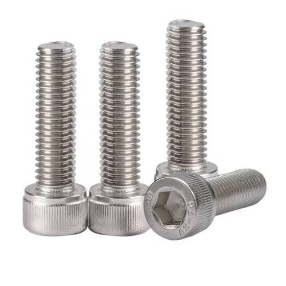 201 Stainless Steel Cylindrical Hexagon Socket Head Screw M2.5 16mm - 3