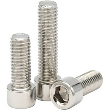 201 Stainless Steel Cylindrical Hexagon Socket Head Screw M2 10mm - 2
