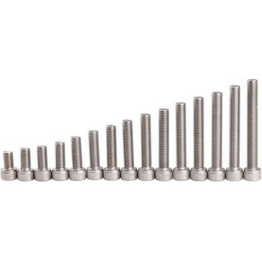 201 Stainless Steel Cylindrical Hexagon Socket Head Screw M3 30mm - 5