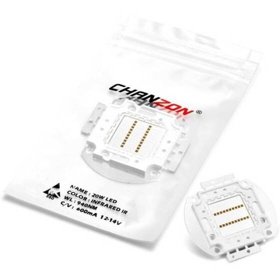 20W SMD High Power LED Bulb 940nm Infrared - 1