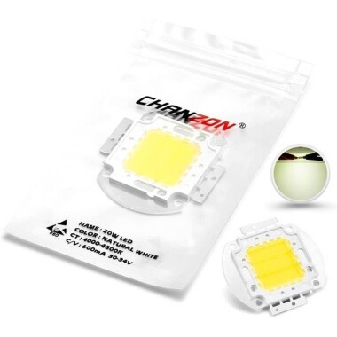 20W SMD High Power LED Bulb Red - 4