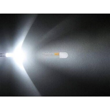 22-28V 3mm Water Clear Pure Green LED Indicator Light With 20cm Cable - 3