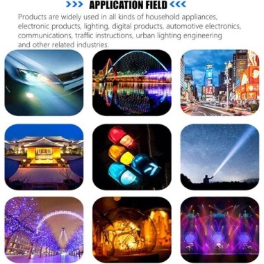 22-28V 5mm Water Clear Ice Blue LED Indicator Light With 20cm Cable - 4