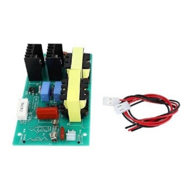 220V 100W Ultrasonic Cleaning Circuit Board Generator Parts + 2x50W 40KHz Transducer - 3
