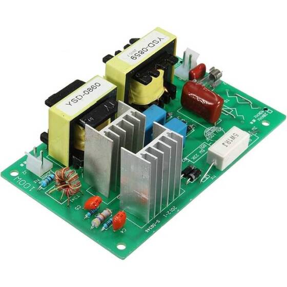 220V 100W Ultrasonic Cleaning Circuit Board Generator Parts + 50W 40KHz Transducer - 2