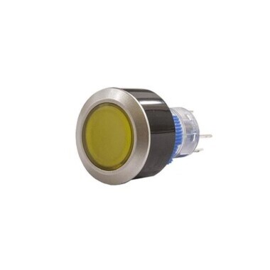 22mm 24V Yellow Signal Lamp CD-AWY-D/24V/Y - Görsu Elektronik
