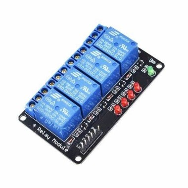24V 4 Channel Low Level Relay Module Without Light Coupling - 1