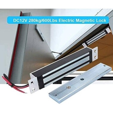 250KG DC12V/ 500-600MA x2 Double Doors With Magnetic Lock - 2