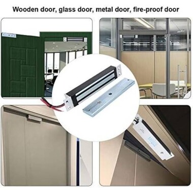 250KG DC12V/ 500-600MA x2 Double Doors With Magnetic Lock - 3