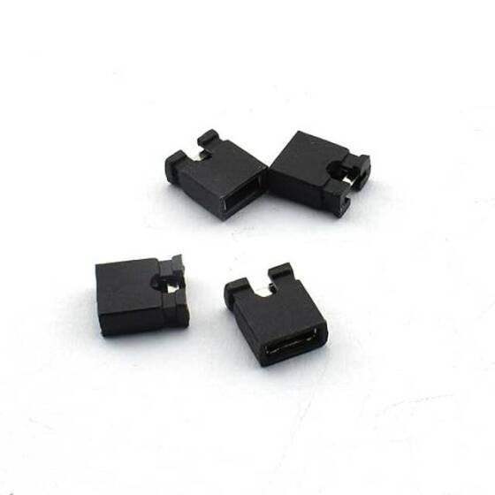 2.54mm Standard Circuit Board Computer Jumper Cap Shunts Short Circuit Cap Black - 2