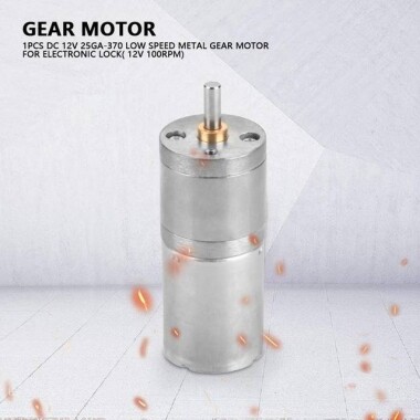 25GA-370 12V 150RPM DC Reducer Gear Motor - 2