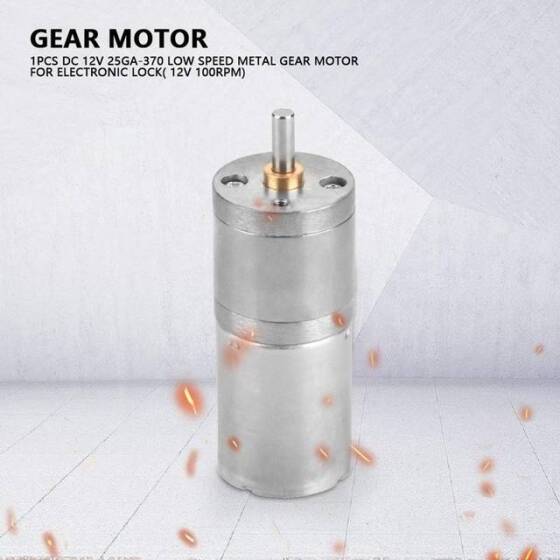 25GA-370 12V 150RPM DC Reducer Gear Motor - 2