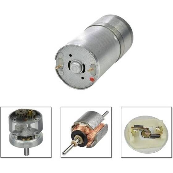 25GA-370 6V 400RPM DC Reducer Gear Motor - 2