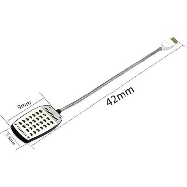 28 Leds Reading Lamp Led USB Ultra Bright Book Light With Switch Pink - 4