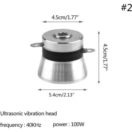 28KHz 120W Adjustable Ultrasonic Cleaning Transducer - 2