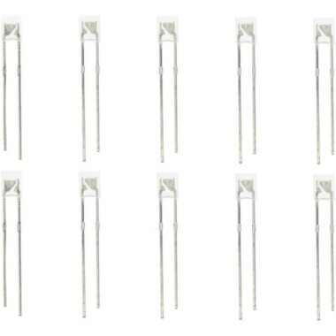 28mm Leg 234 Rectangular LED Water Clear Yellow Use 2V 20mA - 4