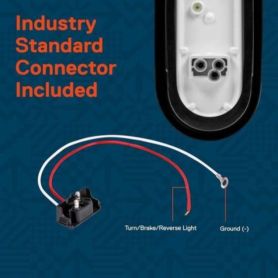28mm Leg 546 Oval LED White Use 3V 20mA - 3