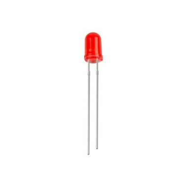 28mm Leg LED 3mm Red Use 2V 20mA - 6