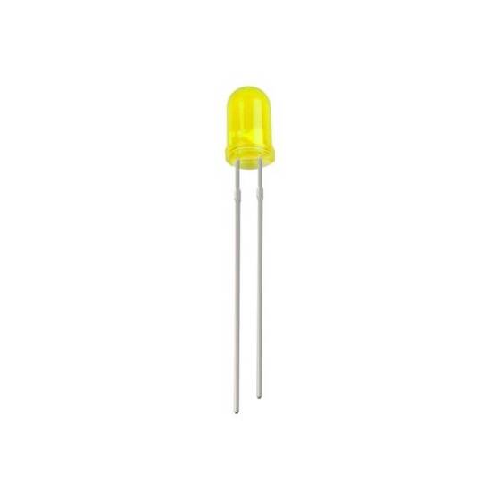 28mm Leg LED 3mm Yellow Use 2V 20mA - 6