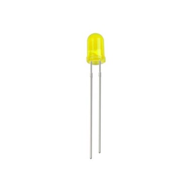28mm Leg LED 5mm Yellow Use 2V 20mA - 6