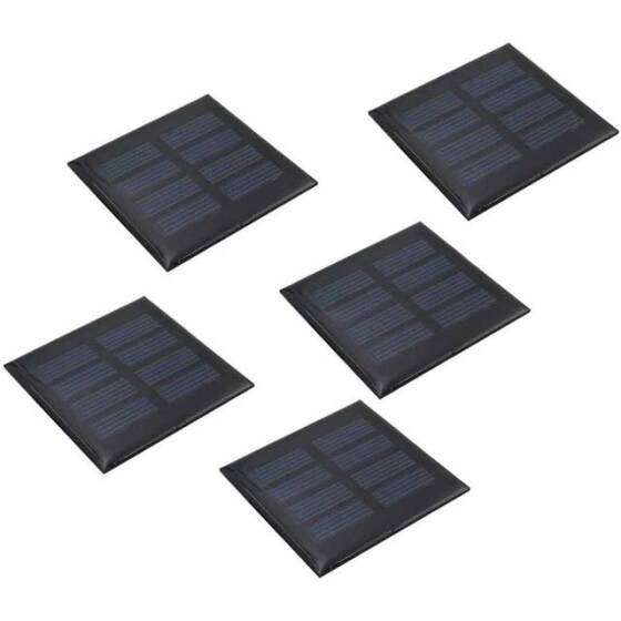 2V 100MA Polycrystalline Drop Solar Panel Size:60x604mm - 1