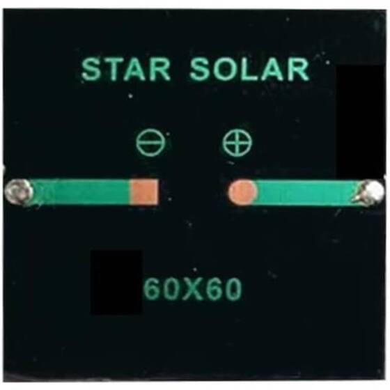2V 150MA Glue Drop Solar Panel With Lead 15cm Size:60x60mm - 4