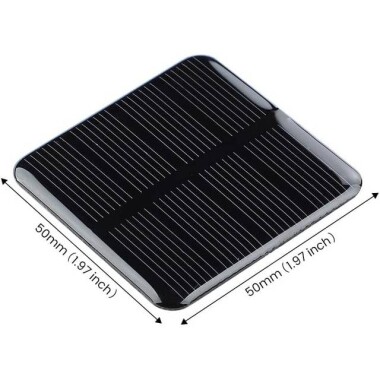 2V 160 MA Monocrystalline Drop Solar Panel Size:50x50mm - 3