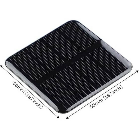 2V 160 MA Monocrystalline Drop Solar Panel Size:50x50mm - 3