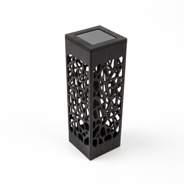 2V 40MA 1Led Light Single Crystal Solar Hollow-Out Lawn Lamp Warm White - 2