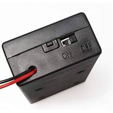 2x 18650 Battery Holder With Cover With Switch With DC 5.5x2.1mm - 3