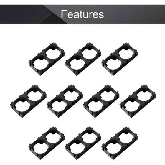 2x 21700 Battery Holder With 21.2mm Bore Diameter - 4