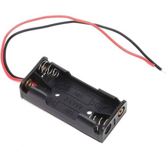 2x AAA Battery Holder Box With PH2.0 Plug With Switch And Cover - 1