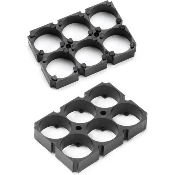 2x3 18650 Battery Holder With 18.5mm Bore Diameter - 2