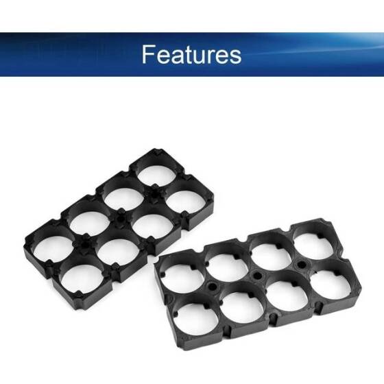 2x4 18650 Battery Holder With 18.5mm Bore Diameter - 4