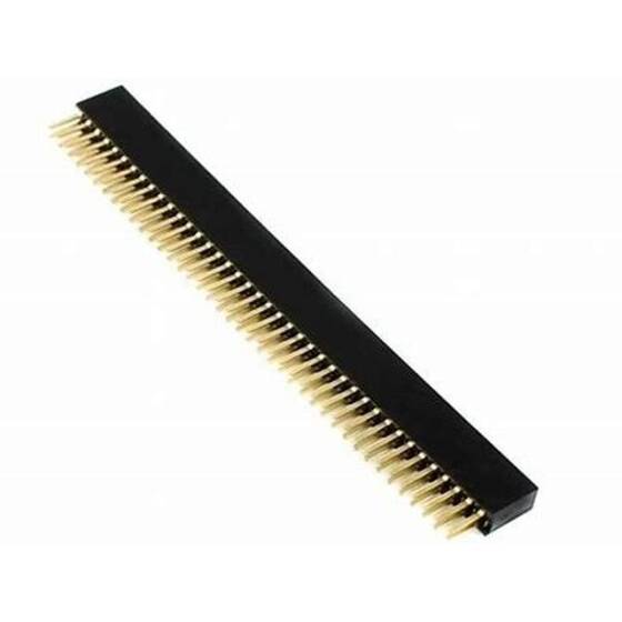 2x40 Pin Female Header 2.54mm - 2