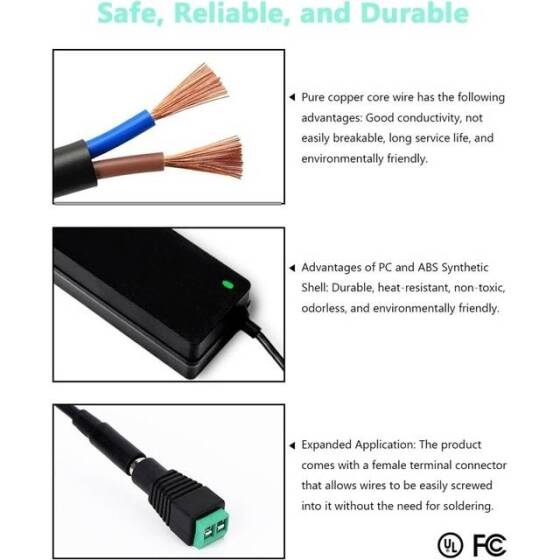 3-12V 5A 60W AC/DC Adjustable Power Adapter-Silk Printing With CE-EU Plug - 5