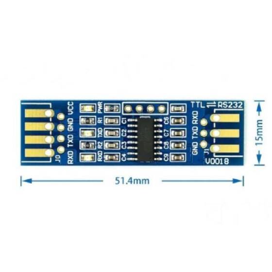 3 EXAR Chip RS232 SP3232 TTL To RS232 RS232 To TTL Brush Cable Serial Port Module Sink Gold Plate - 2
