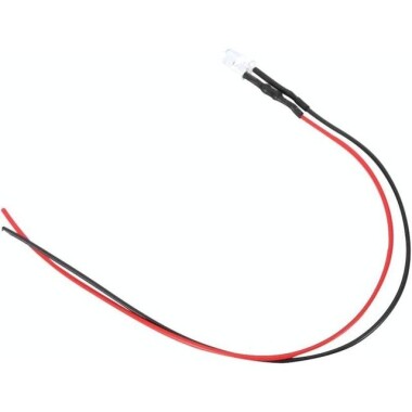 30-40V 5mm Yellow LED Indicator Light With 20cm Cable - 5