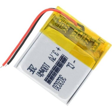 302020 100MAH 3.7V Lithium Rechargeable Battery Size: 20x20x3mm - 2