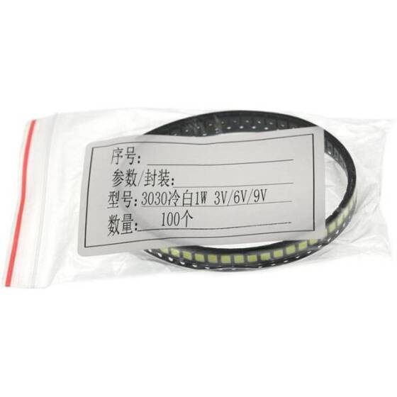 3030 1w SMD Ball Head LED White - 5