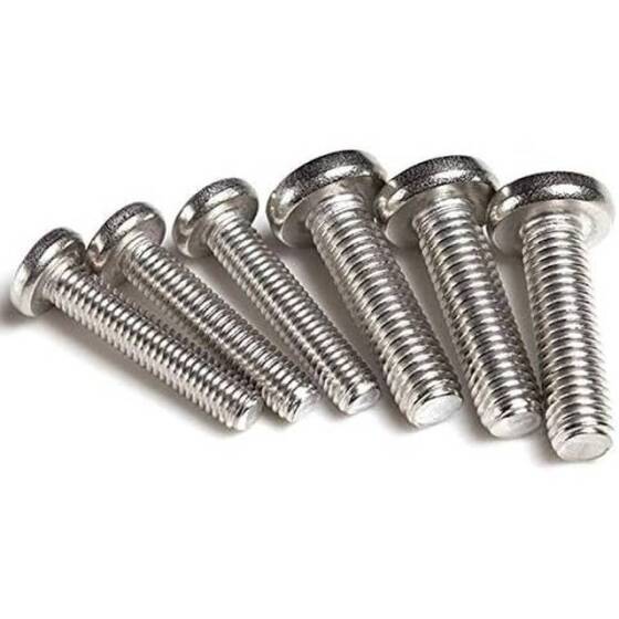 304 Stainless Steel Cross Recessed Pan Head Screw M3 8mm - 2
