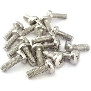 304 Stainless Steel Cross Recessed Countersunk Head Tapping Screws M2x6 - 2