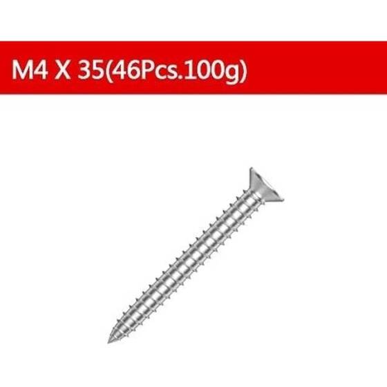 304 Stainless Steel Cross Recessed Countersunk Head Tapping Screws M3x25 - 2