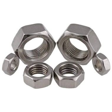 304 Stainless Steel Hexagon Nut M5 - 3