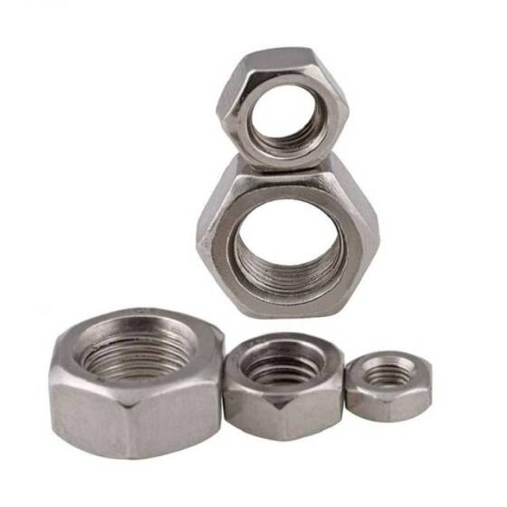 304 Stainless Steel Hexagon Nut M5 - 4