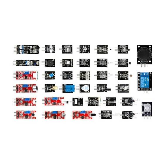 37Pcs Sensor Kit for Arduino Paper Box Without CD - 1